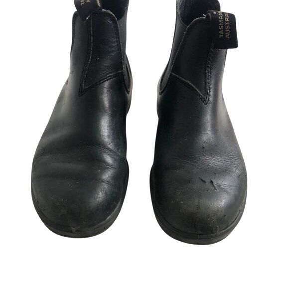 Blundstone Distressed Unisex Chelsea Boots Rustic Black Size 4 W/6 Mail Scuffed - Picture 3 of 15